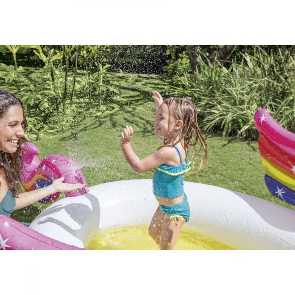 INTEX 57441 Dětský bazén Jednorožec 272x193x104 cm