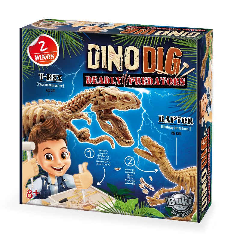 BUKI DinoDIG vykopávka 2 predátorů