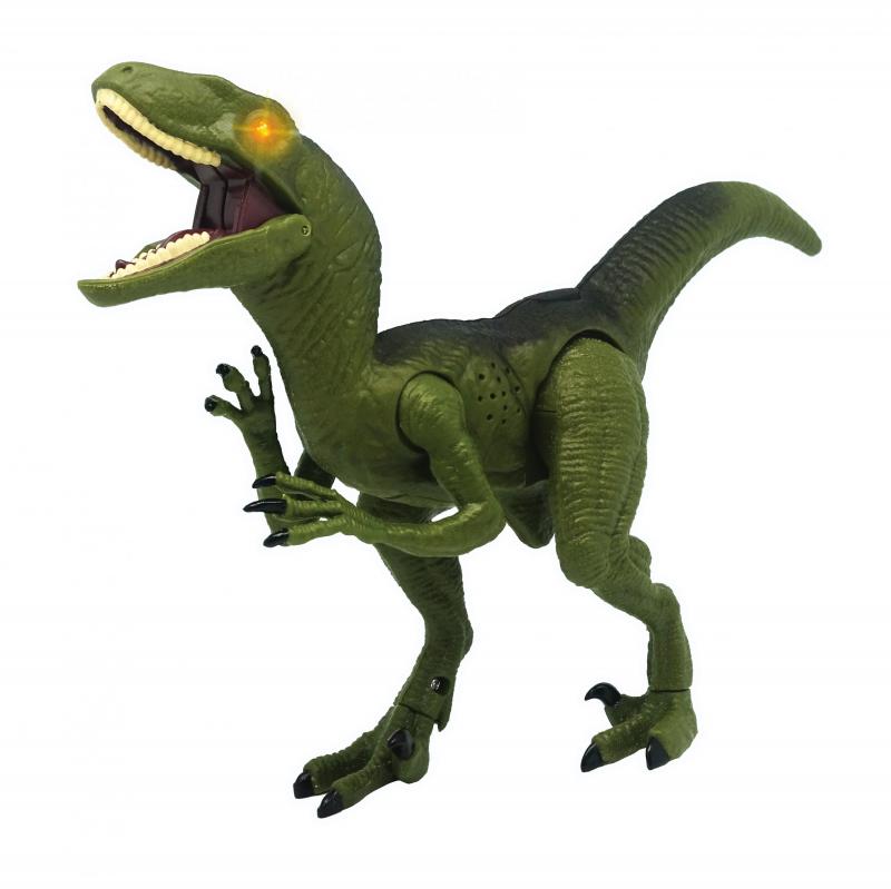 Mighty Megasaur Požírající Velociraptor