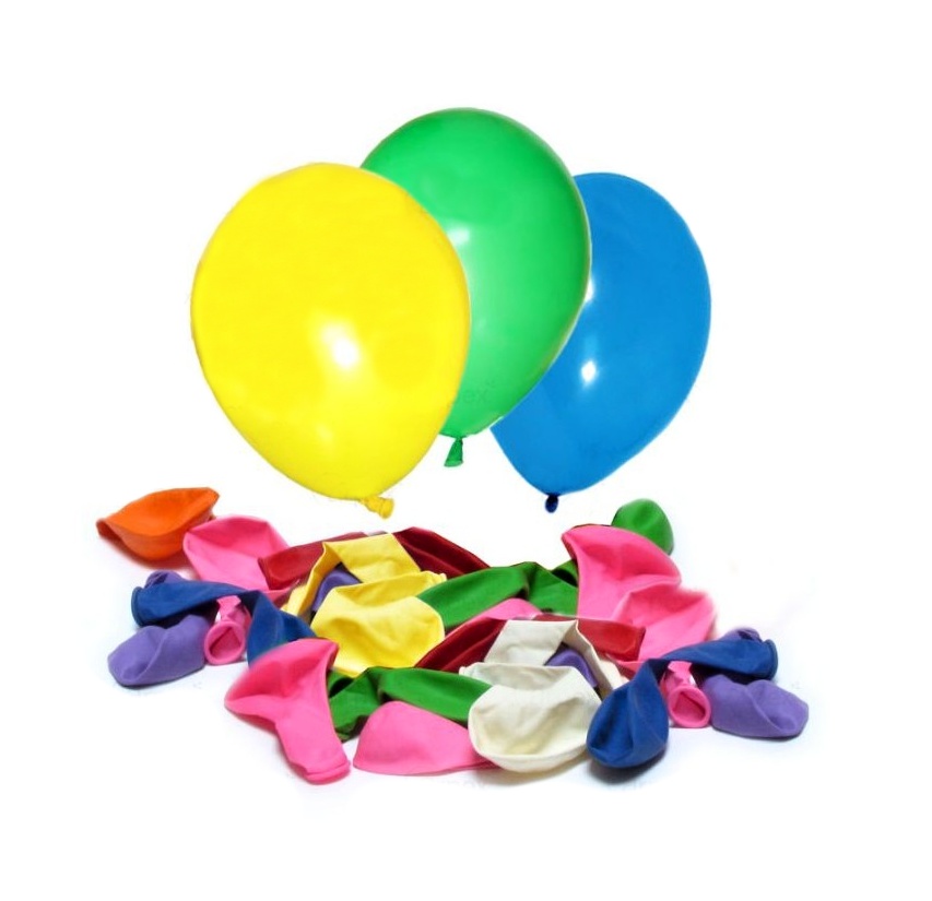 Nafukovací balonky vel. 8, 100 ks