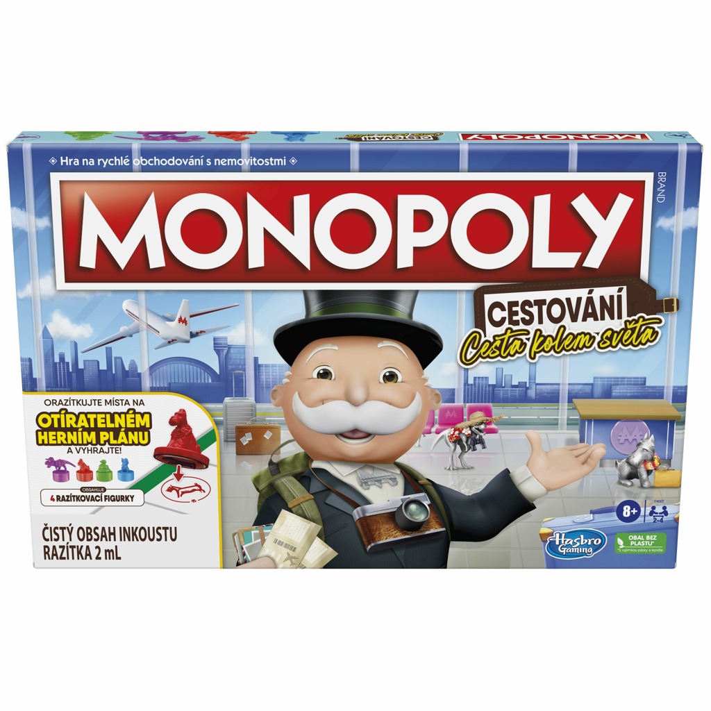 Hasbro Monopoly cesta kolem světa cz verze