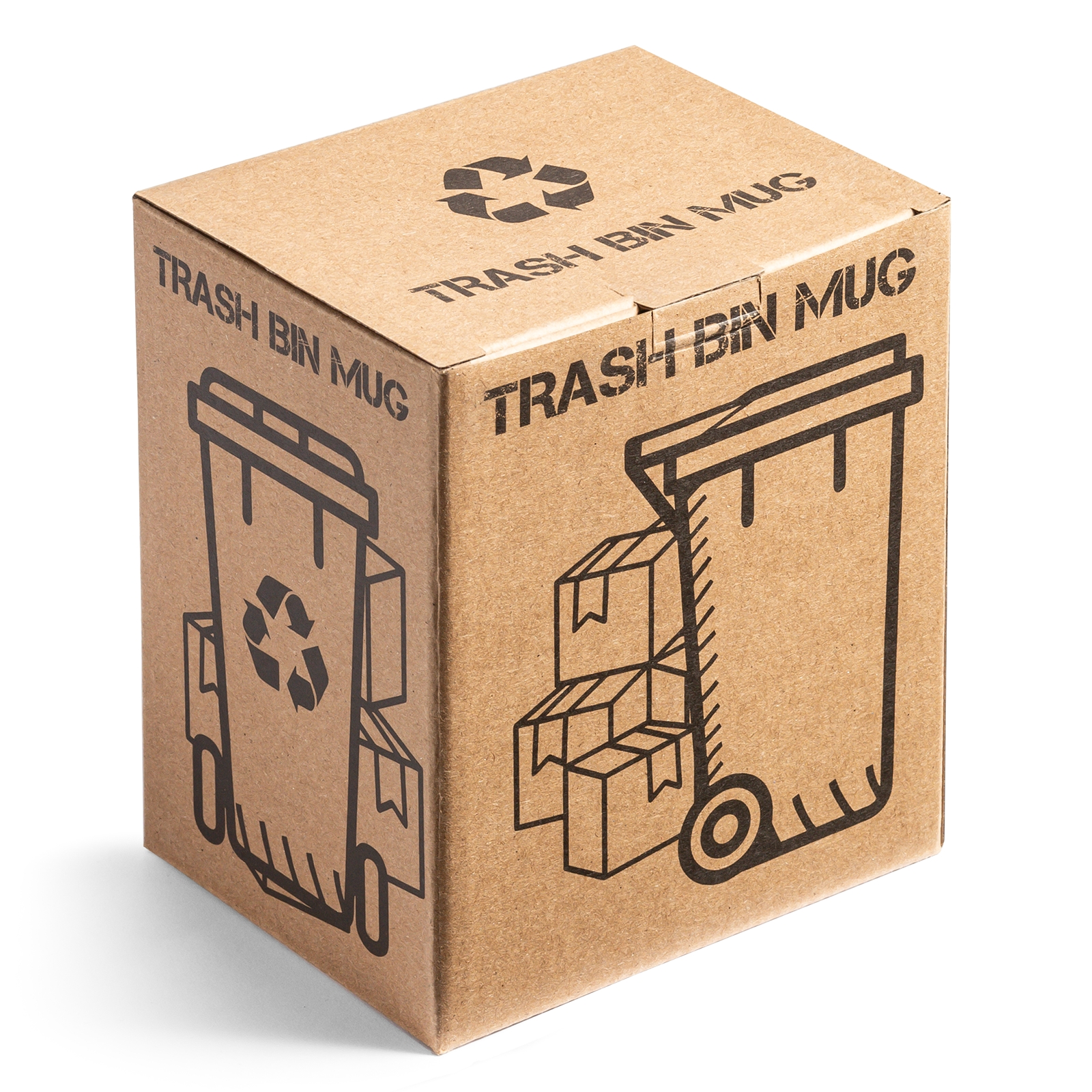 Modrý hrnek - odpadkový koš pro milovníky recyklace