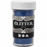 Glitter modré třpytky, 20g