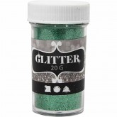 Glitter zelené třpytky, 20g