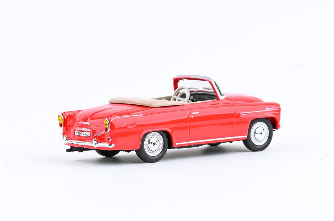Abrex Škoda Felicia Roadster (1963) Červená Světlá 1:43
