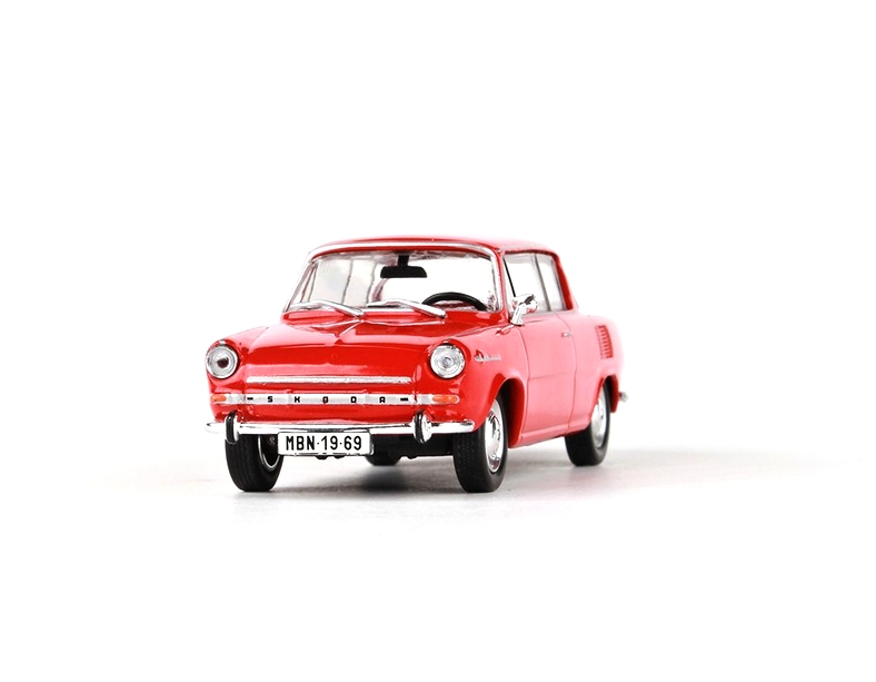 Abrex Škoda 1100MBX (1969) Červená Oranžová 1:43