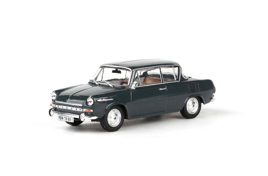 Abrex Škoda 1100MBX (1969) Šedá Tmavá 1:43