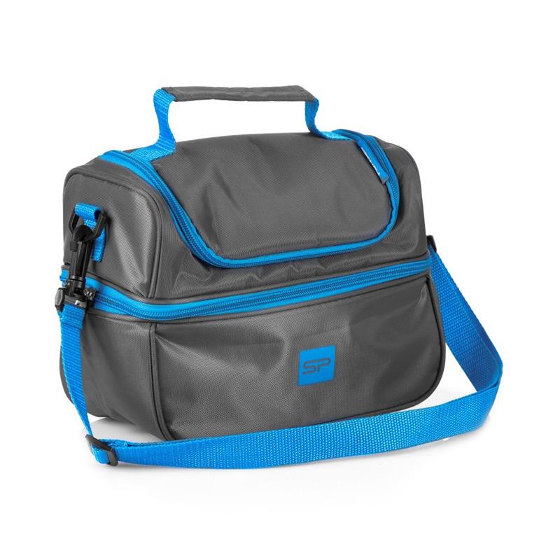 Spokey LUNCH BOX Termo taška s plastovým boxem a příborem