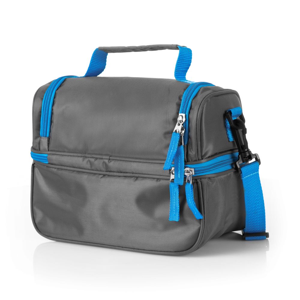Spokey LUNCH BOX Termo taška s plastovým boxem a příborem