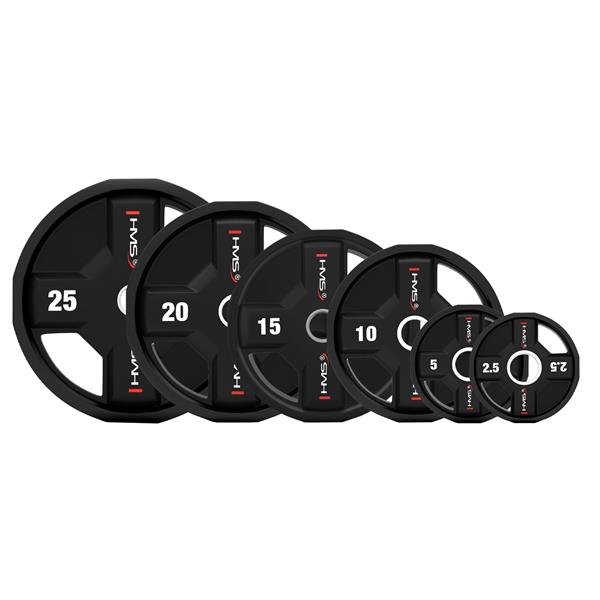 Olympijský polyuretanový kotouč HMS TPC25, 25 kg