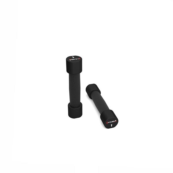 Polyuretanové jednoruční činky HMS HPT01, 2x1 kg