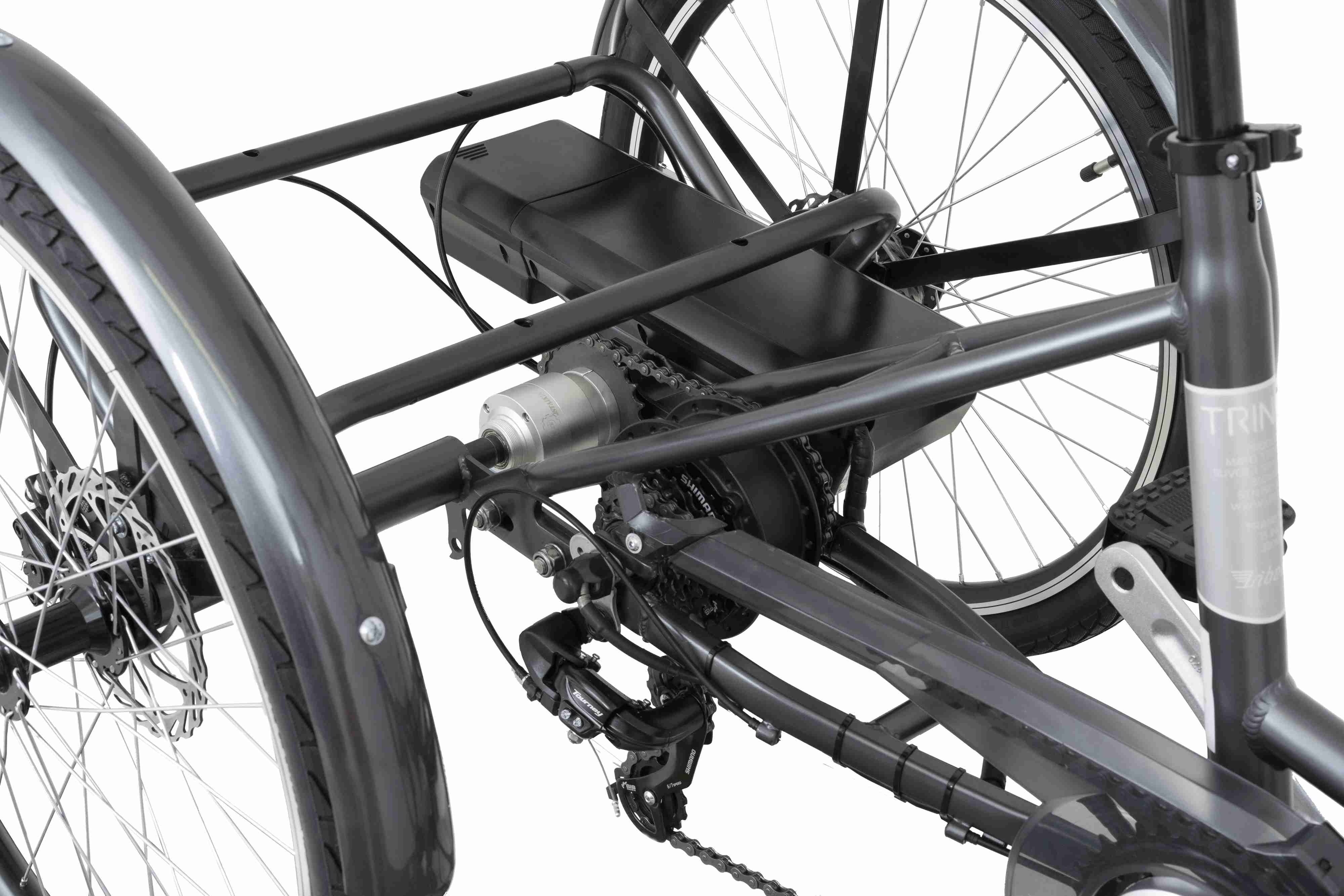 LIBERTY COMFY e-trojkolka 24" 6spd Disk, diferenciál, fialová, 36V 14Ah