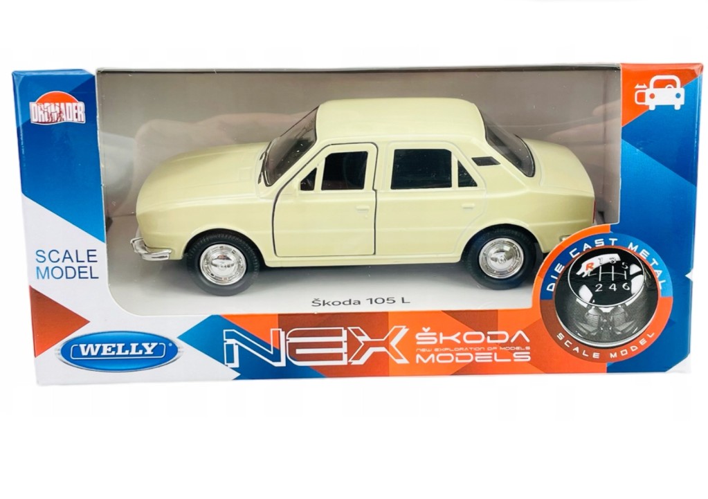 Welly Škoda 105L cream 1:34-39