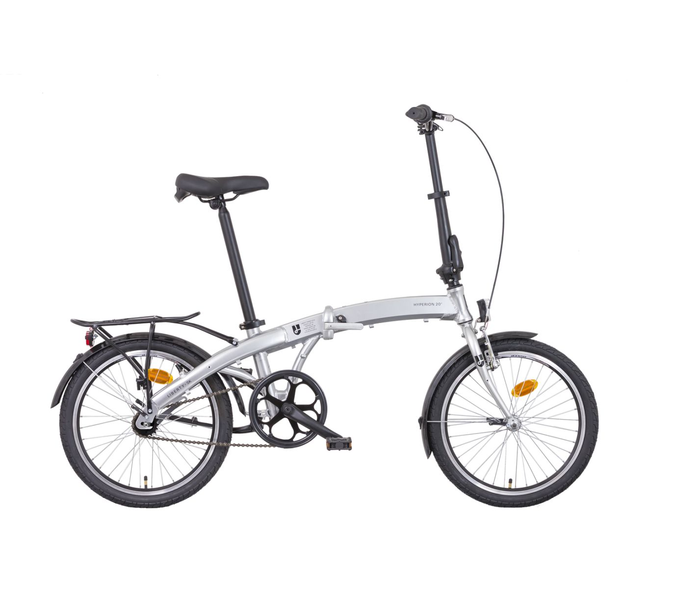 LIBERTY Skládací kolo HYPERION 1spd 20" 2026 stříbrné