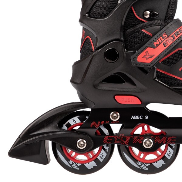 Nils Extreme NA14174 Kolečkové brusle, černo-červené, vel.S (31-34)