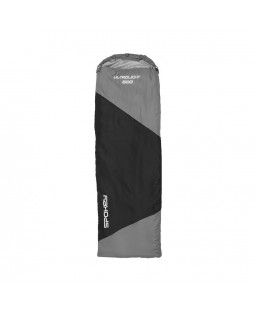 Spokey Ultralight 600 ll. Spací pytel 210x75 cm, Černo-šedý