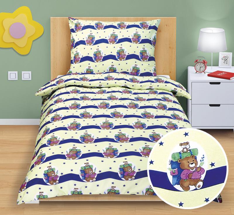 Bellatex Povlečení bavlněné Junior Méďa - 140x200, 70x90 cm