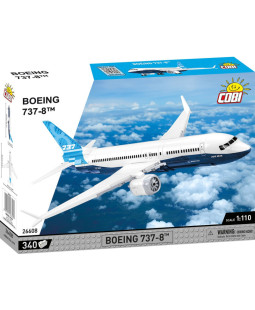 Cobi 26608 Boeing 737 Max 8, 1:110, 340 kostek