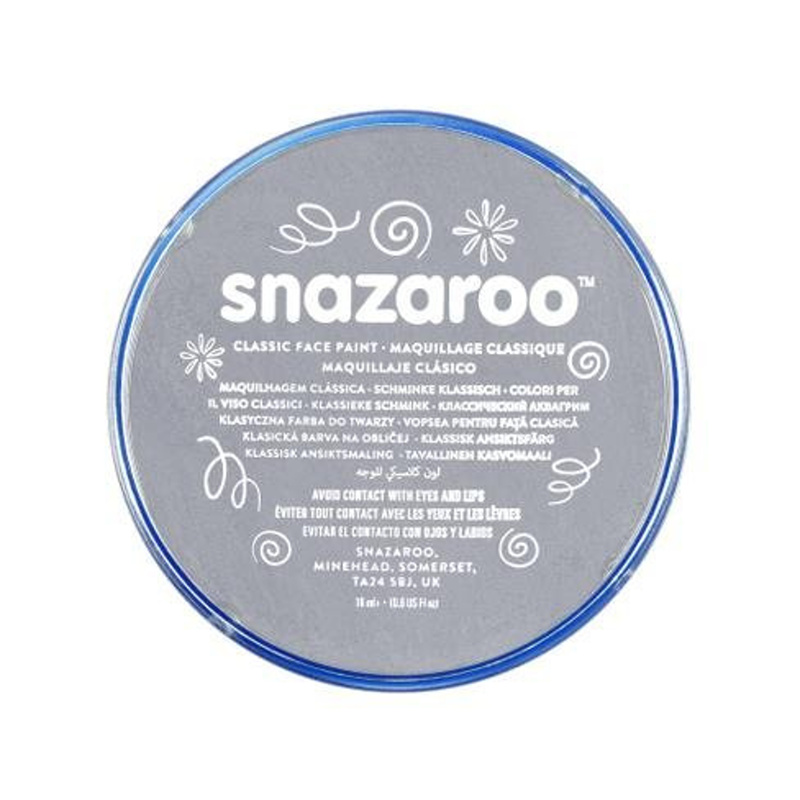 Snazaroo barva na obličej 18 ml. - Šedá, Dark Grey