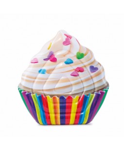 Intex Nafukovací lehátko, Cupcake 142x135 cm 