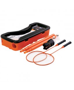 Nils ZBS Badmintonová skládací síť, 2 rakety