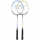 Badmintonový set Wish Alumtec 216K, Modrá a limetková