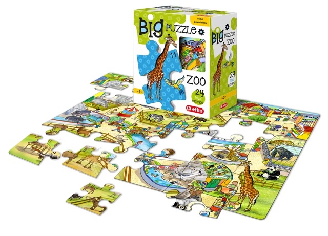 Efko Puzzle BIG ZOO BABY 24 dílků