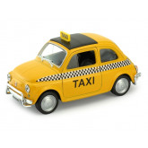 Welly Fiat Nuova 500 Taxi, žlutý 1:34