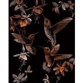 Royal Langnickel škrabací obrázek měděný Kolibříci - 25x20 cm