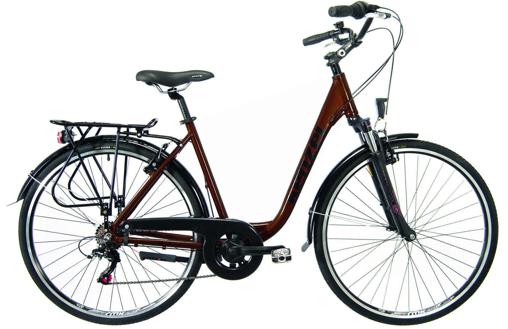 Kenzel Městské kolo Siluet Royal 6spd 28" 2026 hnědo-černé