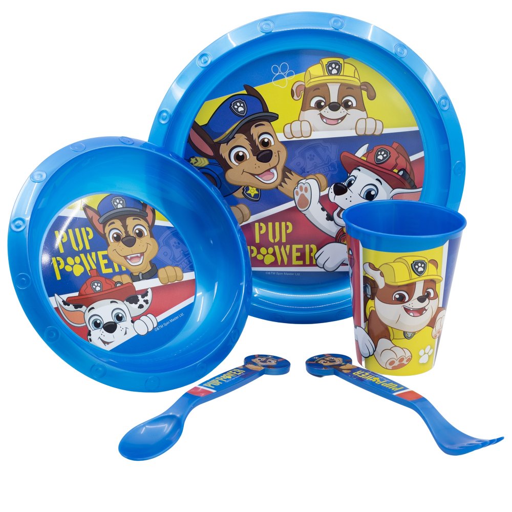 Stor Dětská jídelní sada Paw Patrol Chase