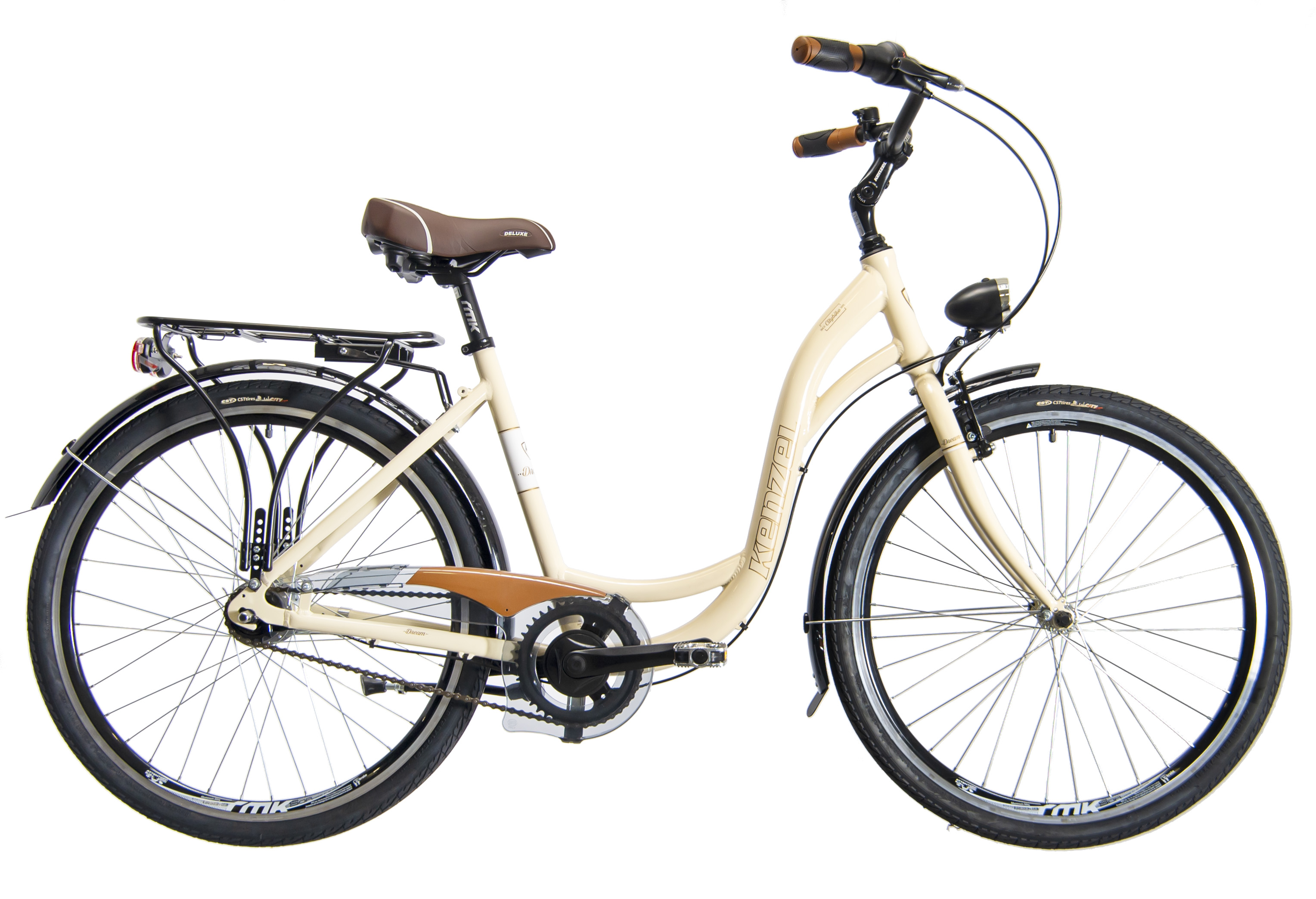 Kenzel Městské kolo Dream Deluxe 7spd 28" 2026 béžové