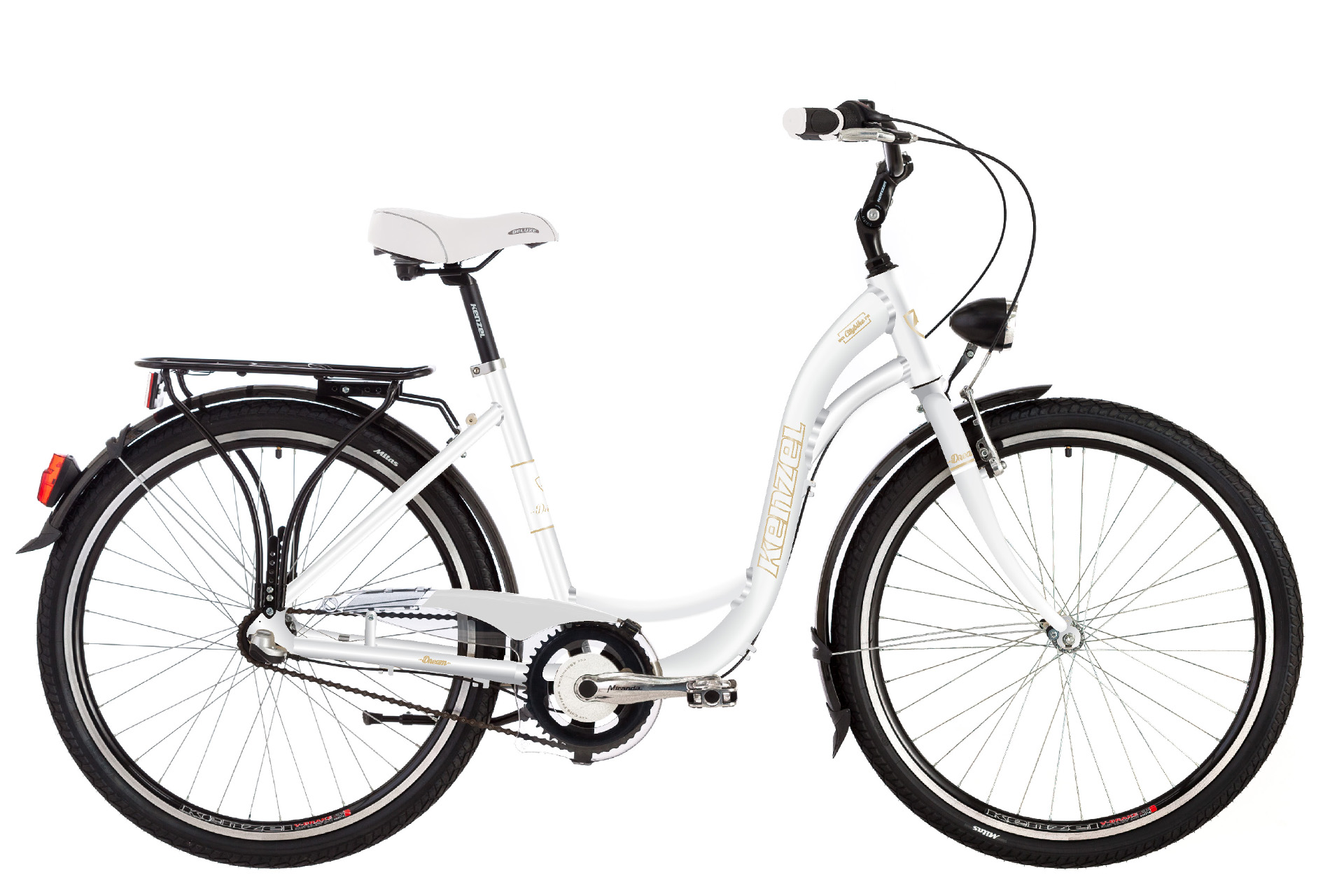 Kenzel Městské kolo Dream Deluxe 7spd 28" 2026 bílé