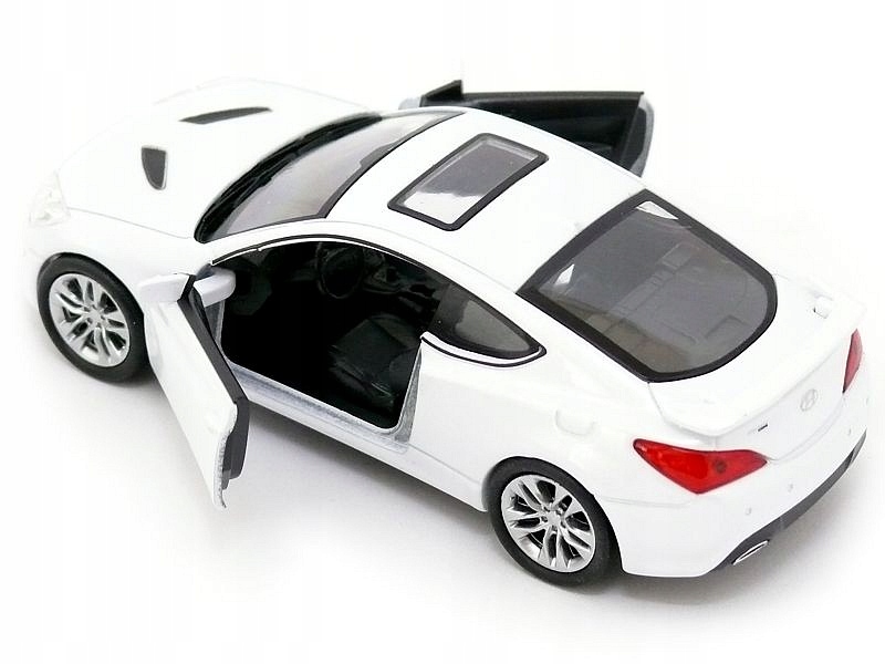 Welly Hyundai Genesis II Coupe, bílé 1:34-39
