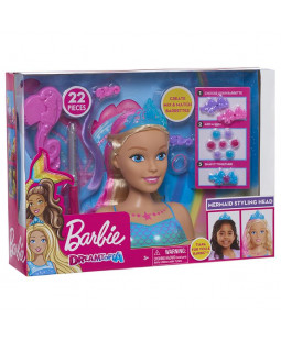 Barbie Dreamtopia česací hlava 22 cm