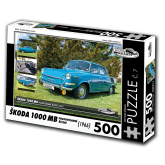 Puzzle č. 07, Škoda 1000 MB (1966) pravostranné řízení 500 dílků