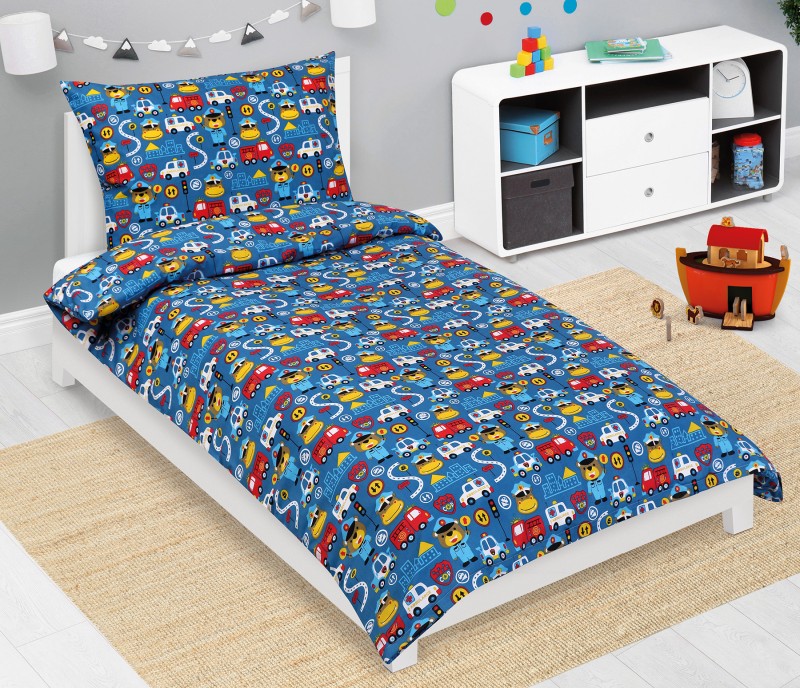 Bellatex Povlečení bavlněné Junior, Záchranáři - 140x200, 70x90cm