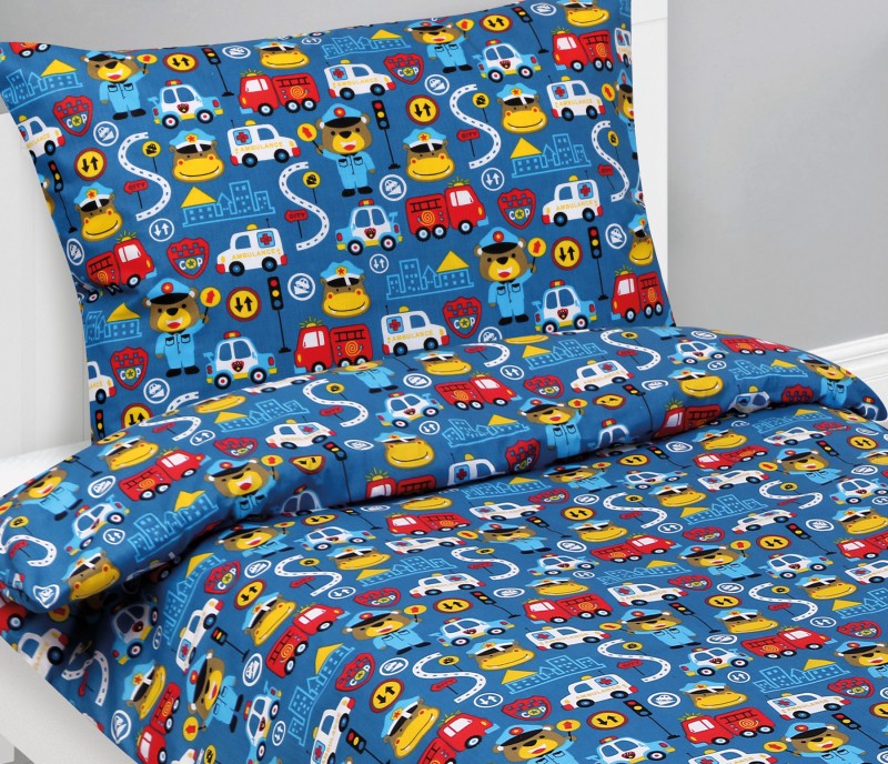Bellatex Povlečení bavlněné Junior, Záchranáři - 140x200, 70x90cm