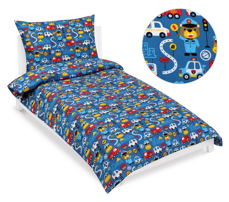 Bellatex Povlečení bavlněné Junior, Záchranáři - 140x200, 70x90cm