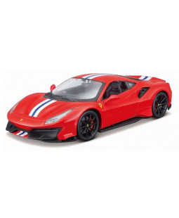 Maisto Kit Ferrari 488 Pista Červené 1:24