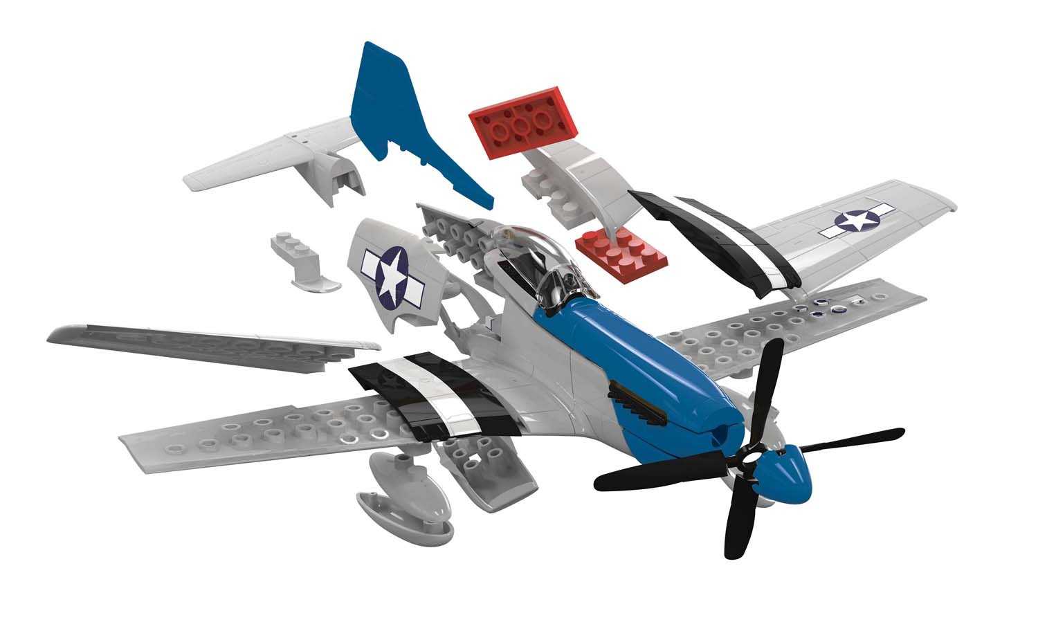 Airfix Quick Bulid J6046 D-Day P-51D Mustang
