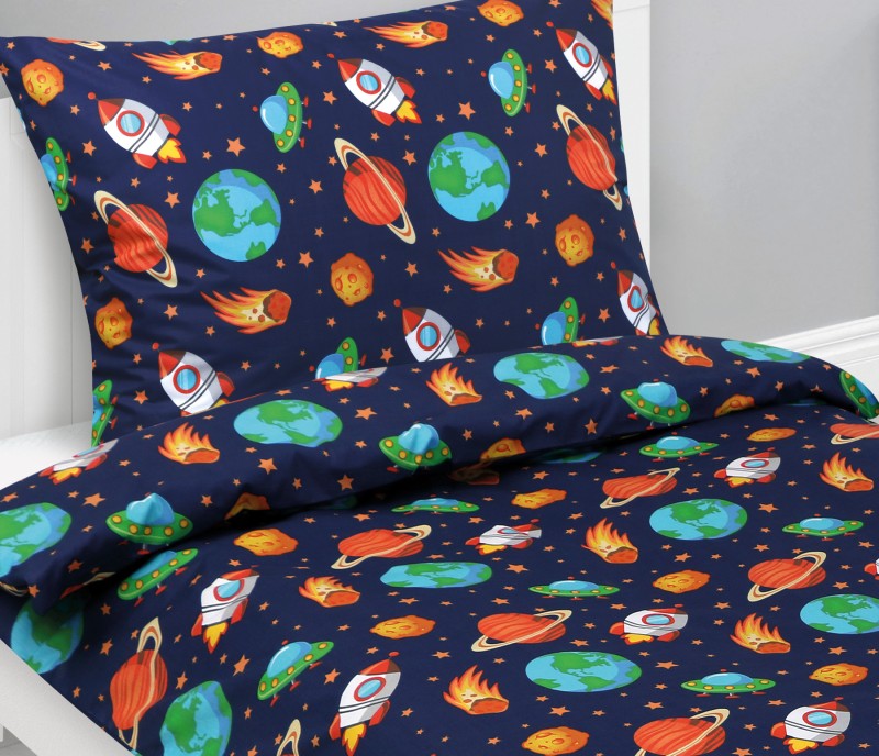 Bellatex Povlečení bavlněné Junior, Vesmír - 140x200, 70x90cm