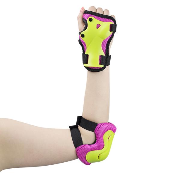 Souprava chráničů NILS Extreme H320 růzovo-zelené, vel. XL