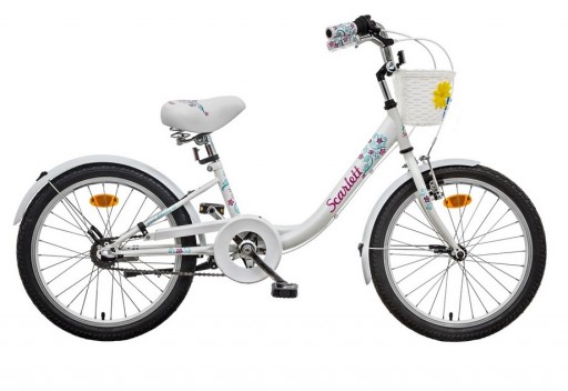 Liberty Dětské jízdní kolo Scarlett 20" 3 spd. 2022 bílo-tyrkysové