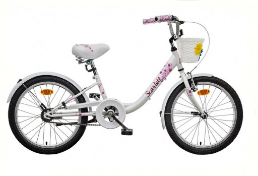 Liberty Dětské jízdní kolo Scarlett 20" 1spd. 2022 bílo-růžové
