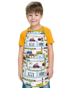Bellatex Dětská zástěrka, Město - 37x47 cm, pro děti ve věku 3-5 let