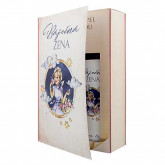 Bohemia Gifts Sada kniha báječná žena, sprchový gel 200 ml a lázeň 200 ml
