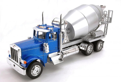 Welly Peterbilt 379 Cement Truck Modrý 1:32