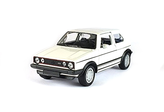 Welly Volkswagen Golf I GTI, Bílý 1:34