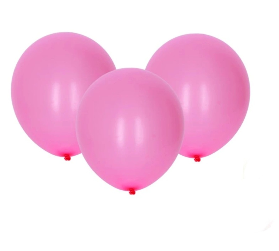 Balónek nafukovací 30cm - sada 10ks, růžový